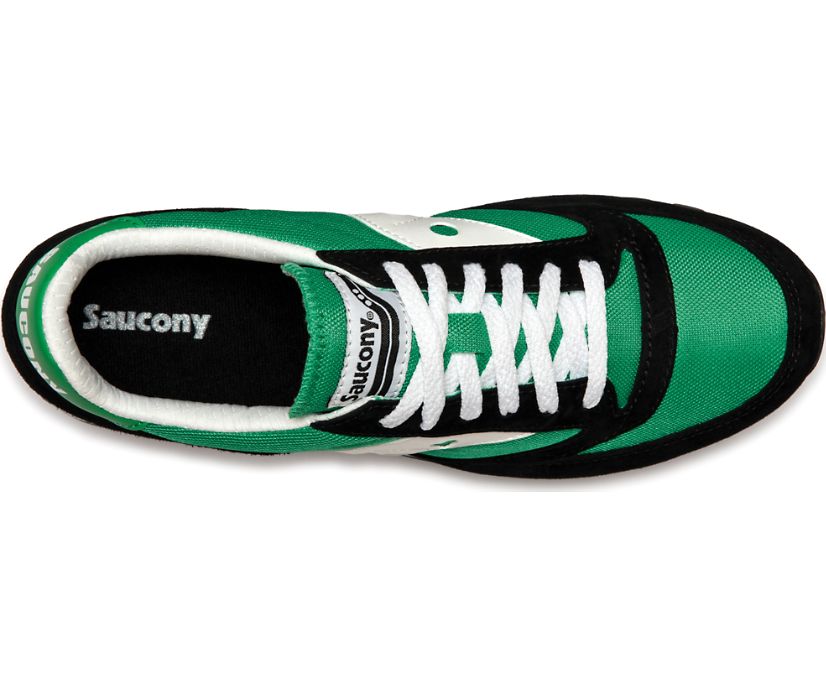 Women's Saucony Jazz 81 Originals Black / Green / White | Singapore 036PJJQ